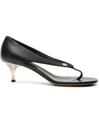 Casadei - Chic Julia Leather Sandals - Lyst