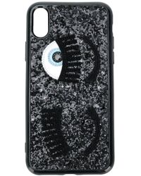 Chiara Ferragni Funda para iPhone X Flirting - Negro