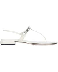 Miu Miu - Chain Link-Detail Sandals - Lyst