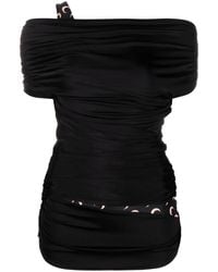 Marine Serre - Body Shelter Off-The-Shoulder Top - Lyst