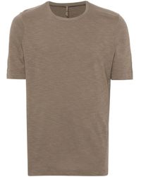 Transit - T-shirt en coton à détails de coutures - Lyst