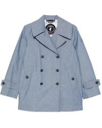 Save The Duck - Double-Breasted Coat - Lyst