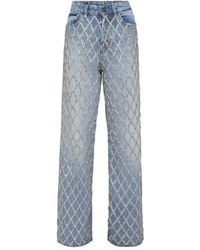 Philipp Plein - Skater Rhinestones Embellishment Jeans - Lyst