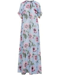 Oscar de la Renta - Caftano Con Stampa - Lyst