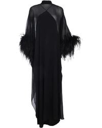 ‎Taller Marmo - Feather-Trim Kaftan - Lyst