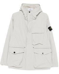 Stone Island - Pearl Polyester Short Parka - Lyst