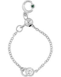COURBET - 18Kt Recycled Co Laboratory-Grown Diamond Adjustable Chain Ring - Lyst