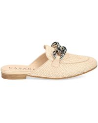 Casadei - Chain-Detail Slippers - Lyst