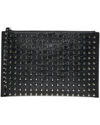 John Richmond - Studded Clutch Bag - Lyst