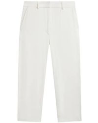 Frankie Shop - Pantalon Court Lior À Ceinture - Lyst