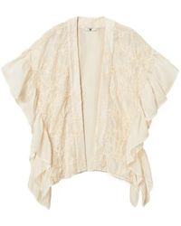 Twinset - Floral Ruffled Cape - Lyst