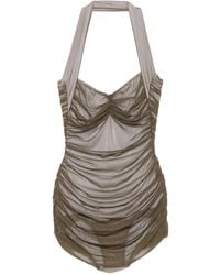 Norma Kamali - Bill Mio Halter-Neck Swimsuit - Lyst