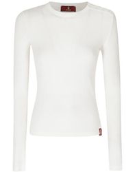 Dondup - Button-Shoulder Ribbed T-Shirt - Lyst