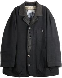Ziggy Chen - Layered-Detail Button-Up Jacket - Lyst