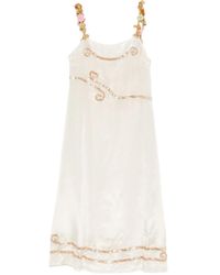 Bode - Lido Strappy Embellished Dress - Lyst