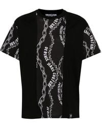 Versace Jeans Couture - Chain Couture Cotton T-Shirt - Lyst