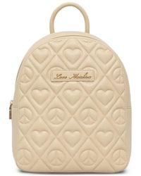 Love Moschino - Heart-Quilted Backpack - Lyst