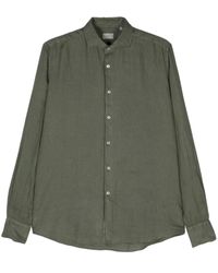 Xacus - Classic-collar Linen Shirt - Lyst