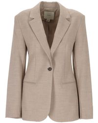 Calvin Klein - Single-Breasted Buttoned Blazer - Lyst