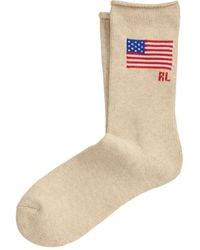 Polo Ralph Lauren - Flag-Detail Socks - Lyst