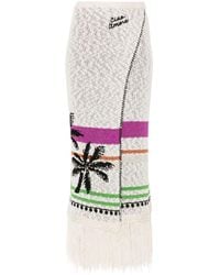 Giada Benincasa - Patterned-jacquard Knitted Midi Skirt - Lyst
