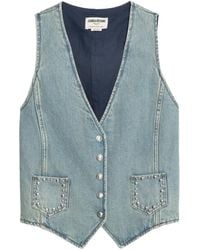Zadig & Voltaire - V-Neck Studded Waistcoat - Lyst