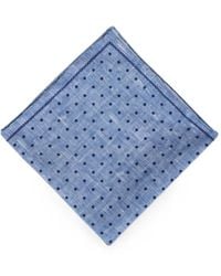 Paolo Albizzati - Polka-Dot Silk Pocket Square - Lyst