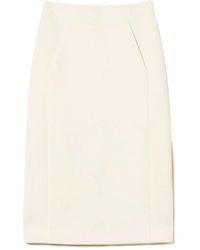 Twinset - Gonna Midi Con Applicazione - Lyst