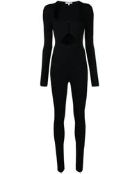 Patrizia Pepe - Cut-Out Stretch-Jersey Jumpsuit - Lyst