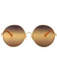 Chloé - Aly Round-Frame Sunglasses - Lyst