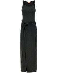 DIESEL - D-Estiga-S1 Jurk Met Opgerolde Band - Lyst