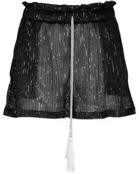 Palmacea - Sequin-Embellished Shorts - Lyst