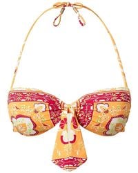 Twinset - Printed Bandeau Bikini Top - Lyst