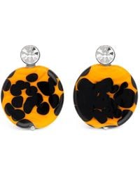 Dries Van Noten - Handmade Painted Earrings - Lyst