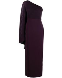 Solace London - Robe longue Lillia à design asymétrique - Lyst