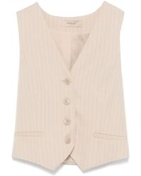 Twinset - Lurex Pinstripe Waistcoat - Lyst