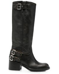 Chloé - Dakota Buckle-Strap Boots - Lyst