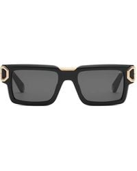 Philipp Plein - Sonnenbrille Mit Eckigem Gestell - Lyst