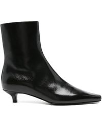 TOTEME - Slim Naplack Ankle Boots - Lyst