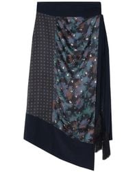 3.1 Phillip Lim - Desert Flower Draped Wrap Midi Skirt - Lyst