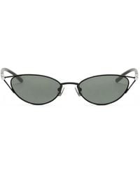 McQueen - T-Bar Cat-Eye Sunglasses - Lyst