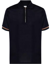 Paul Smith - Artist-Stripe-Detail Polo Shirt - Lyst