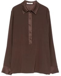 Dorothee Schumacher - Collar-Detail Silk Blouse - Lyst