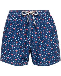 Mc2 Saint Barth - Daiquiri Strawberry-print Swim Shorts - Lyst