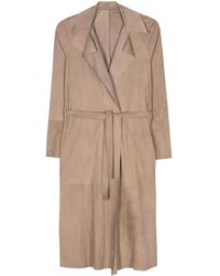 Salvatore Santoro - Cappotto Con Cintura - Lyst