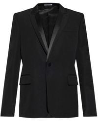 McQueen - Shawl-Lapel Single-Breasted Blazer - Lyst