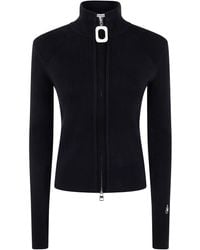 JW Anderson - J. W.Anderson Fitted Zip Up Cardigan - Lyst