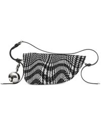 Burberry - Mini sac porté épaule Shield en cuir - Lyst