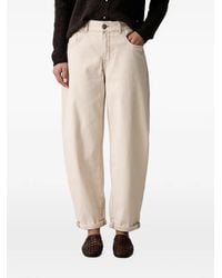 Mos Mosh - Mmhellen Stripe-Pattern Wide-Leg Trousers - Lyst