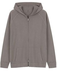 BOGGI - Knitted Sweatshirt Full-Zip Hoodie - Lyst